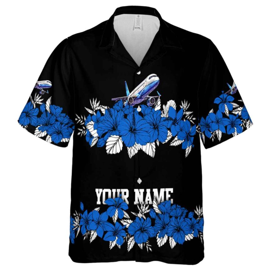 Customized Aviation Hibiscus Band Hawaiian Shirt Fashion forward