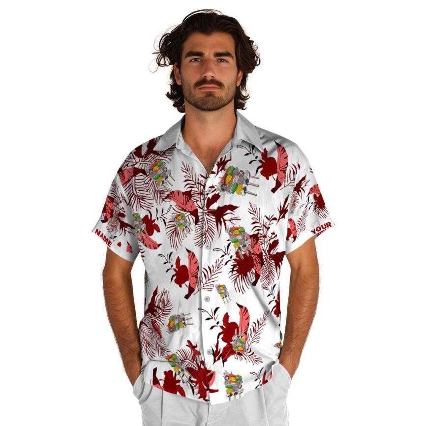 Customized BBQ Leafy Accents Hawaiian Shirt New Arrival