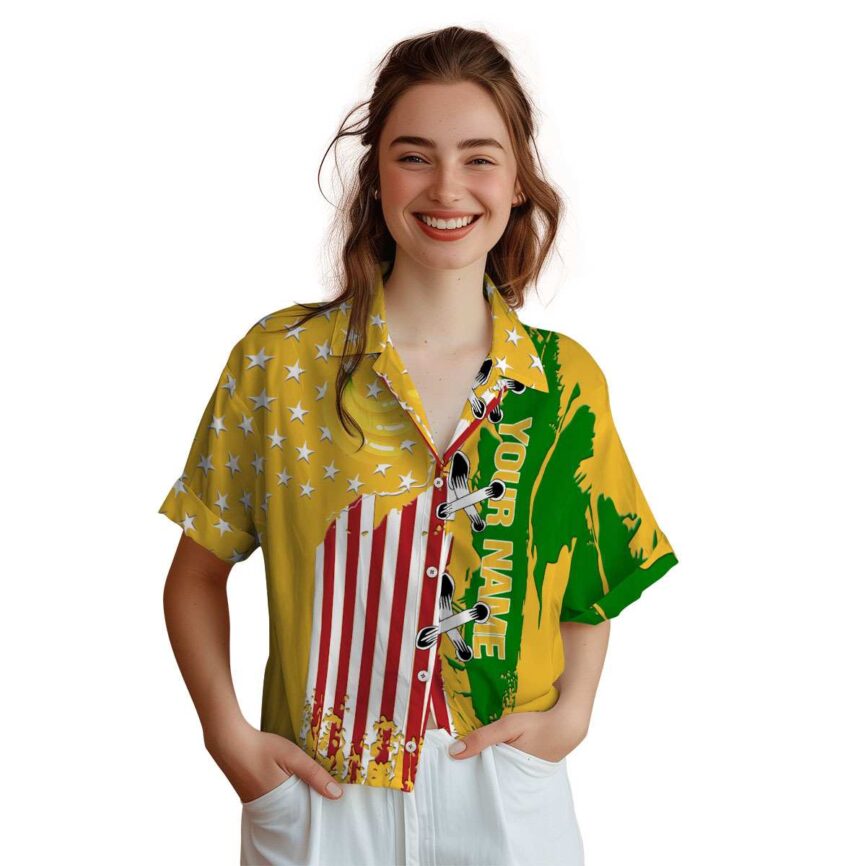 Customized Banana Flag Stitches Hawaiian Shirt Top rated