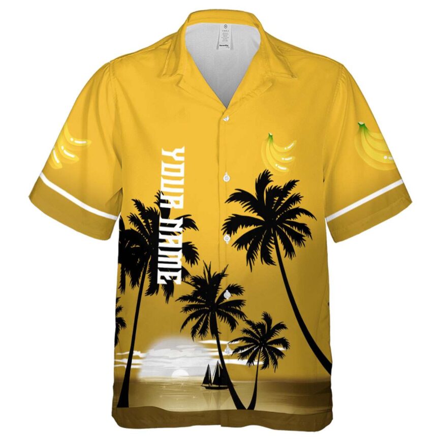 Customized Banana Ocean Sunset Hawaiian Shirt Fashion forward