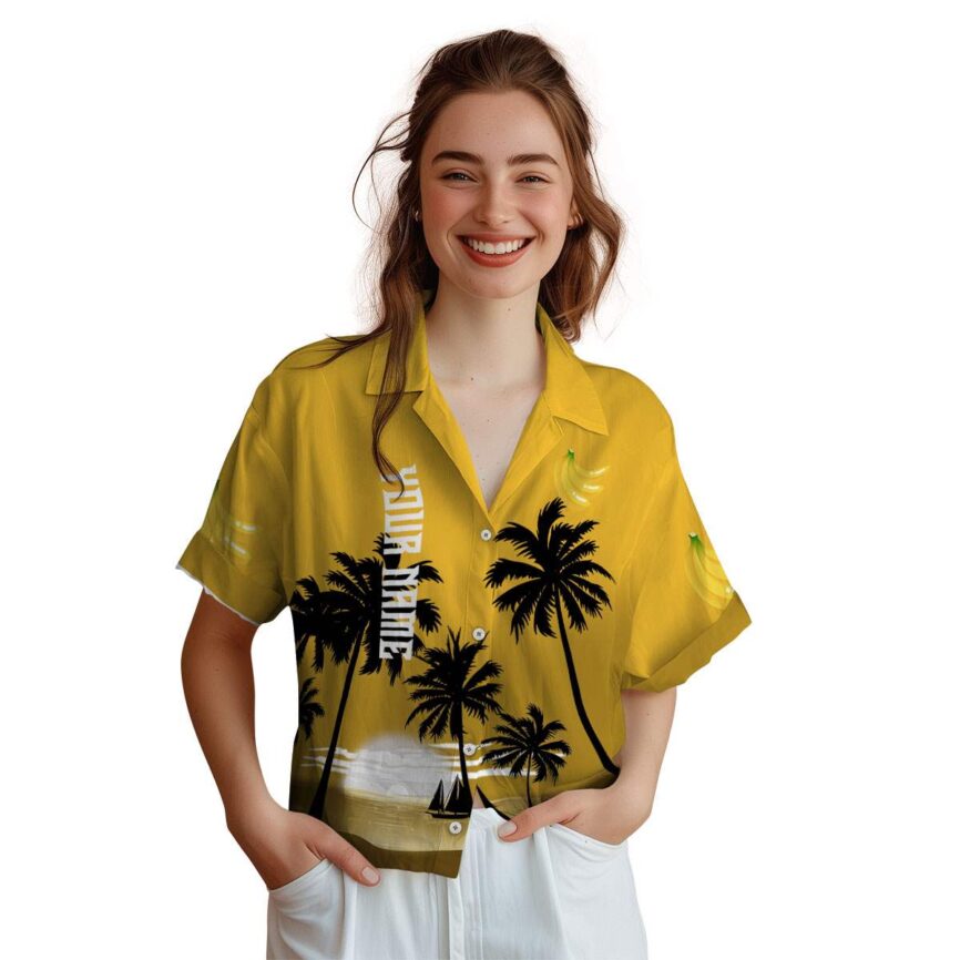 Customized Banana Ocean Sunset Hawaiian Shirt Top rated