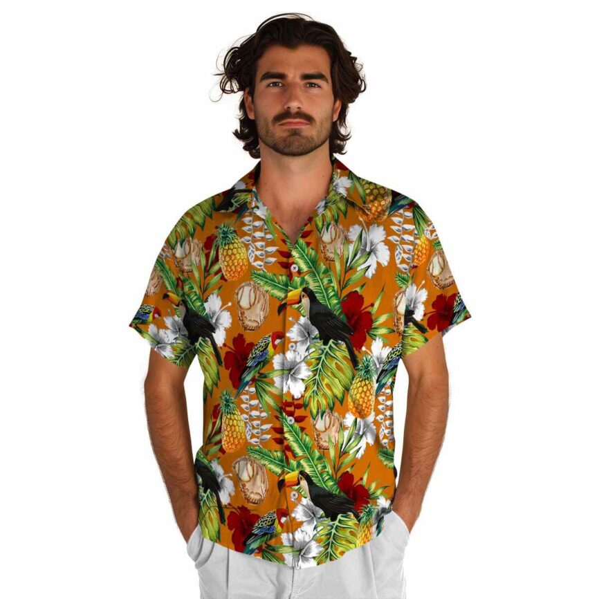 Customized Baseball Toucan Bird Hawaiian Shirt New Arrival