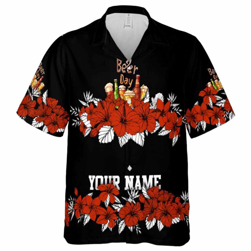 Customized Beer Hibiscus Band Hawaiian Shirt Fashion forward