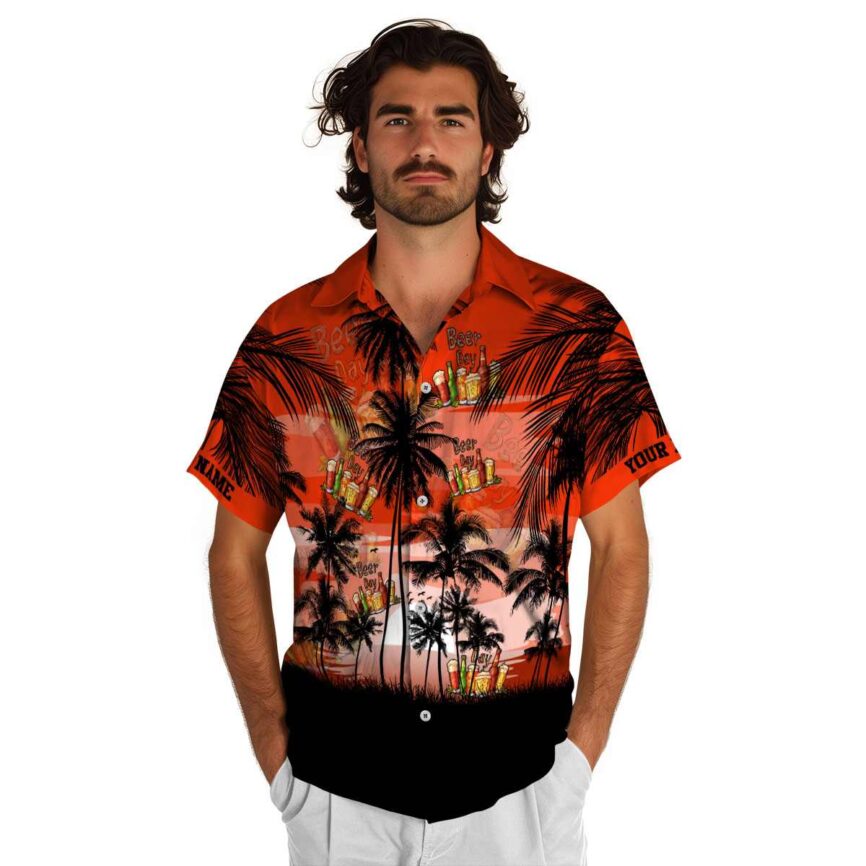 Customized Beer Island Scenery Hawaiian Shirt New Arrival