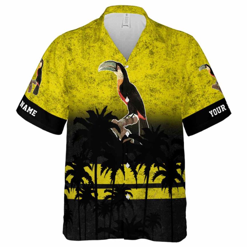 Customized Bird Sunset Gradient Hawaiian Shirt Fashion forward