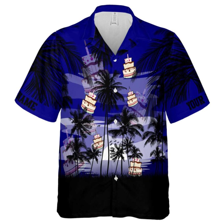 Customized Birthday Island Scenery Hawaiian Shirt Fashion forward