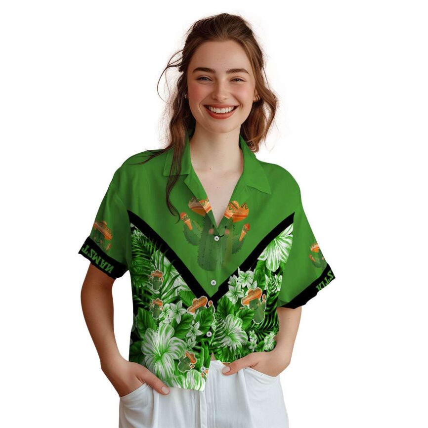 Customized Cactus Bold Floral Number Hawaiian Shirt Top rated