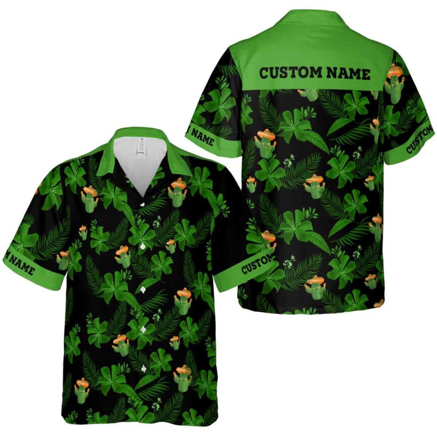 Customized Cactus Tropical Flower Hawaiian Shirt Premium grade