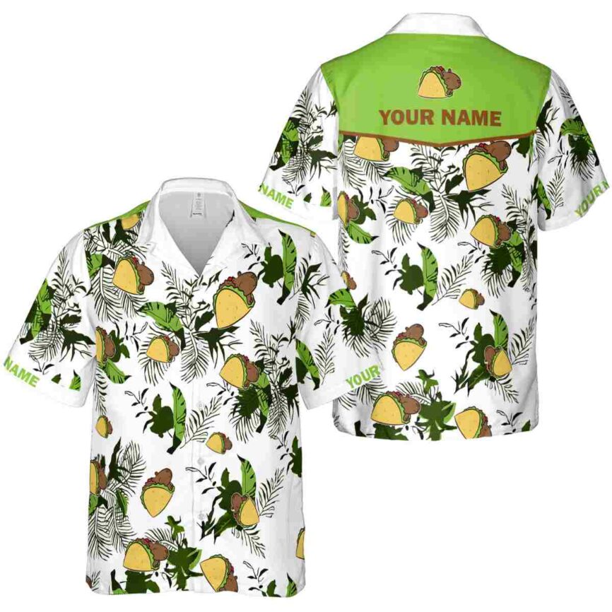 Customized Capybara Leafy Accents Hawaiian Shirt Premium grade