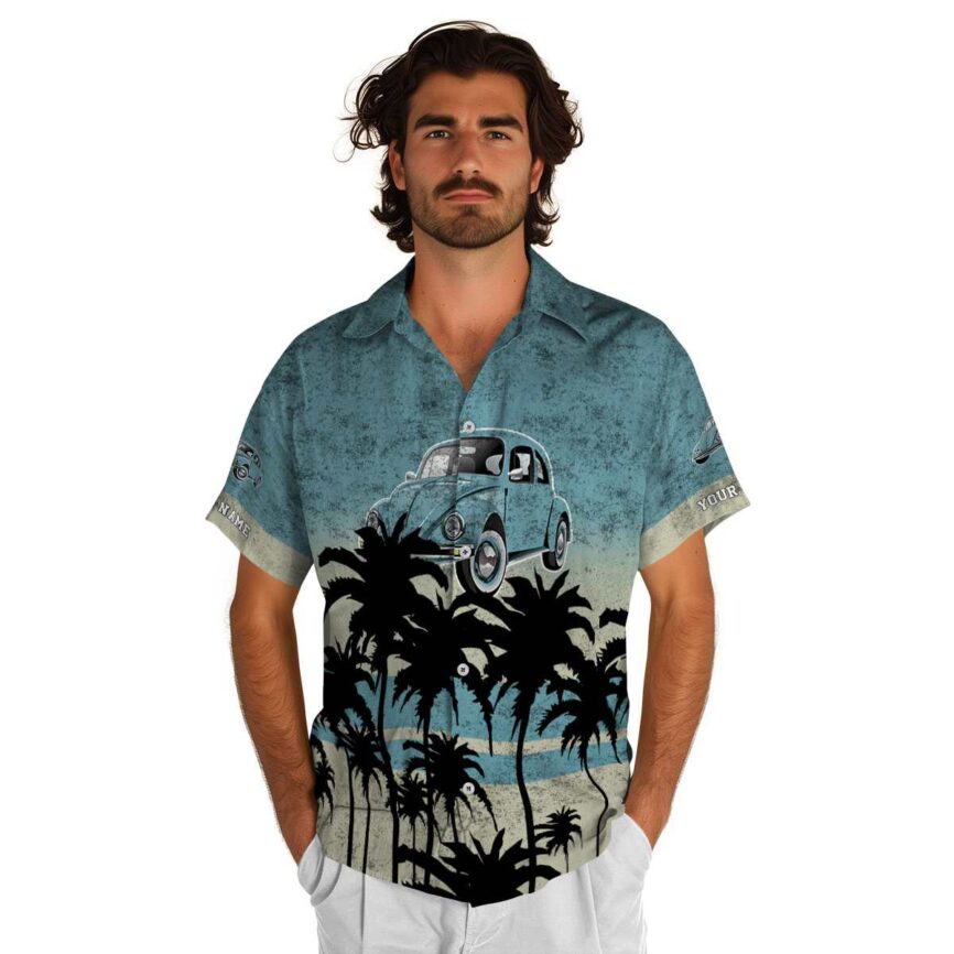 Customized Car Sunset Gradient Hawaiian Shirt New Arrival