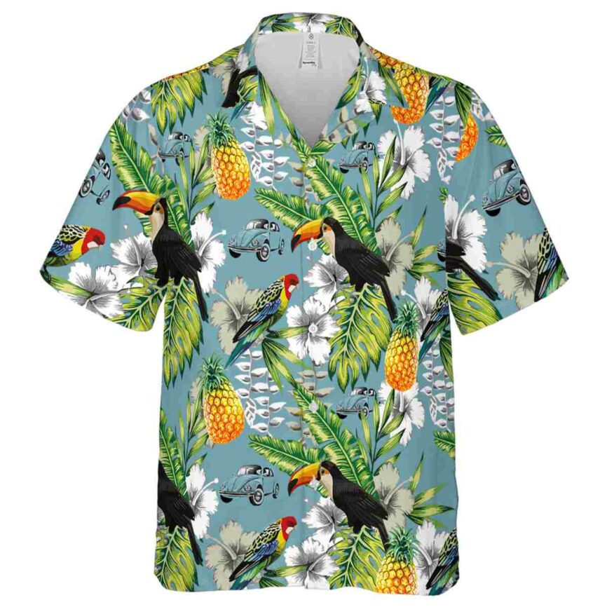 Customized Car Toucan Bird Hawaiian Shirt Fashion forward