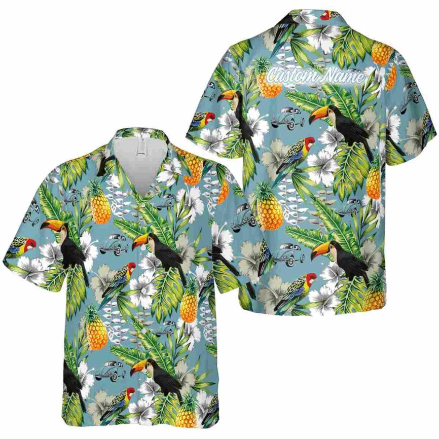 Customized Car Toucan Bird Hawaiian Shirt Premium grade