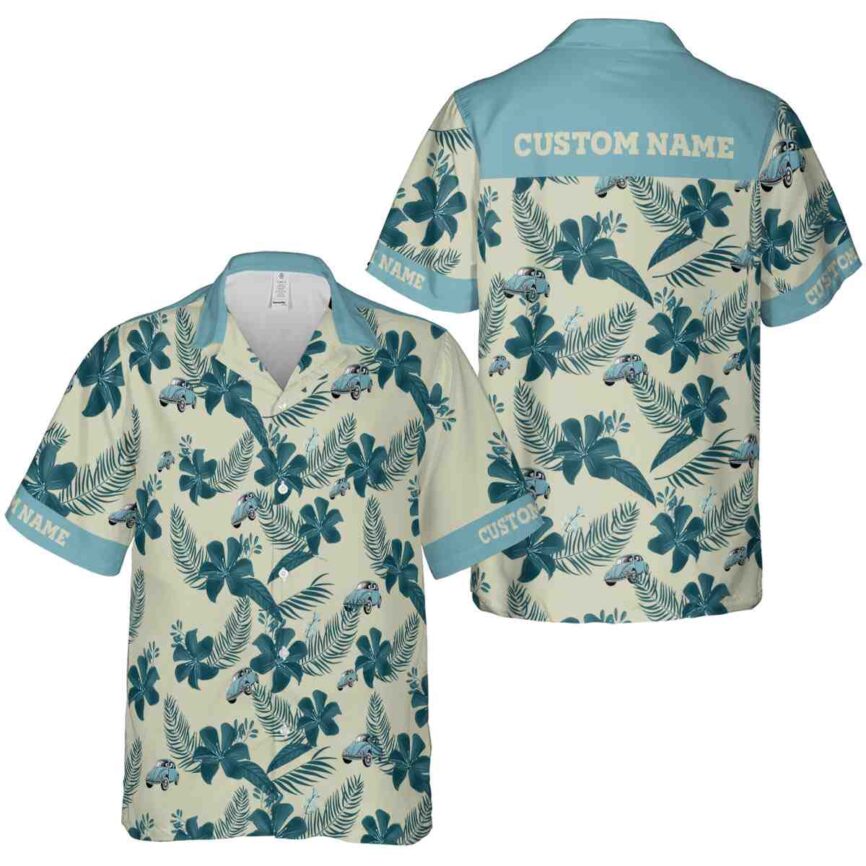 Customized Car Tropical Flower Hawaiian Shirt Premium grade