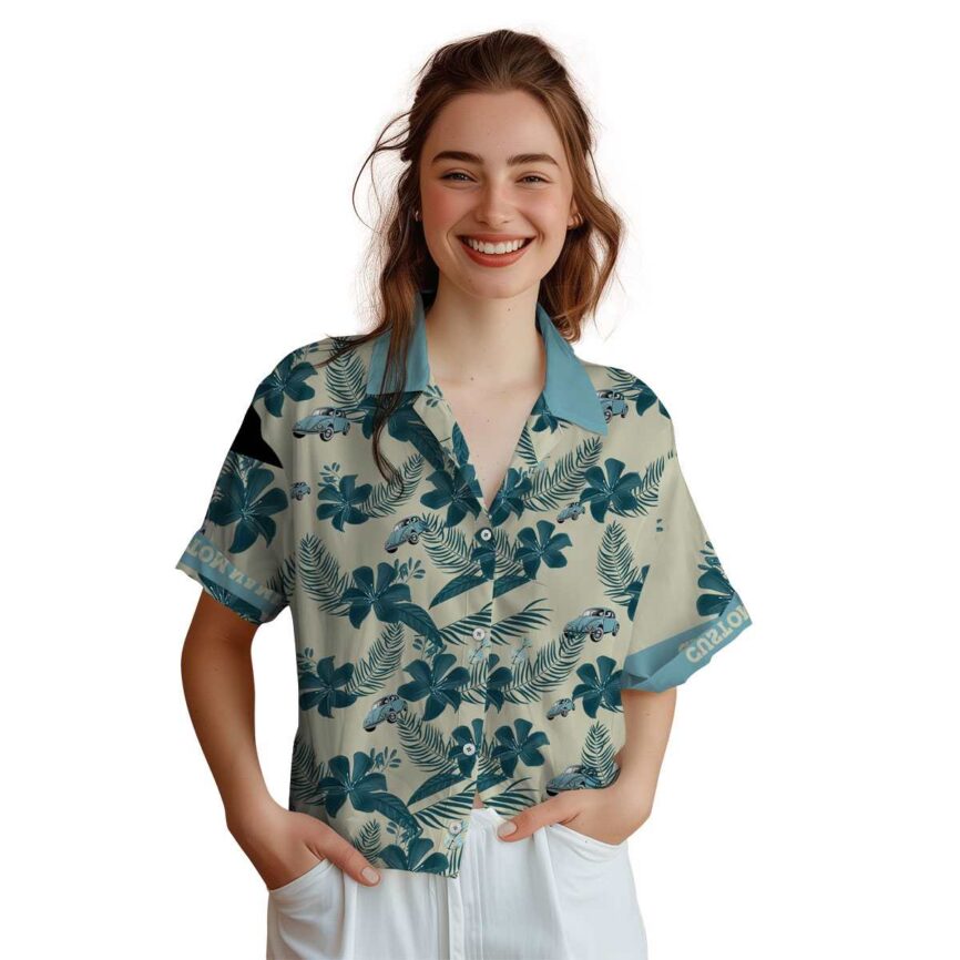 Customized Car Tropical Flower Hawaiian Shirt Top rated