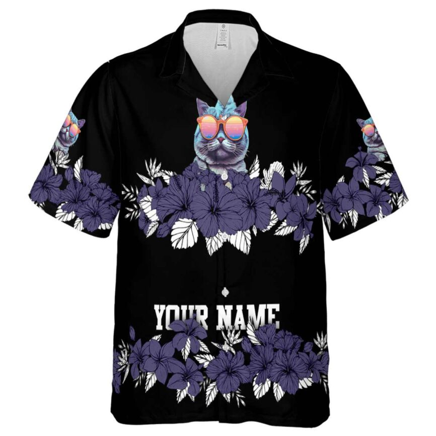 Customized Cat Hibiscus Band Hawaiian Shirt Fashion forward