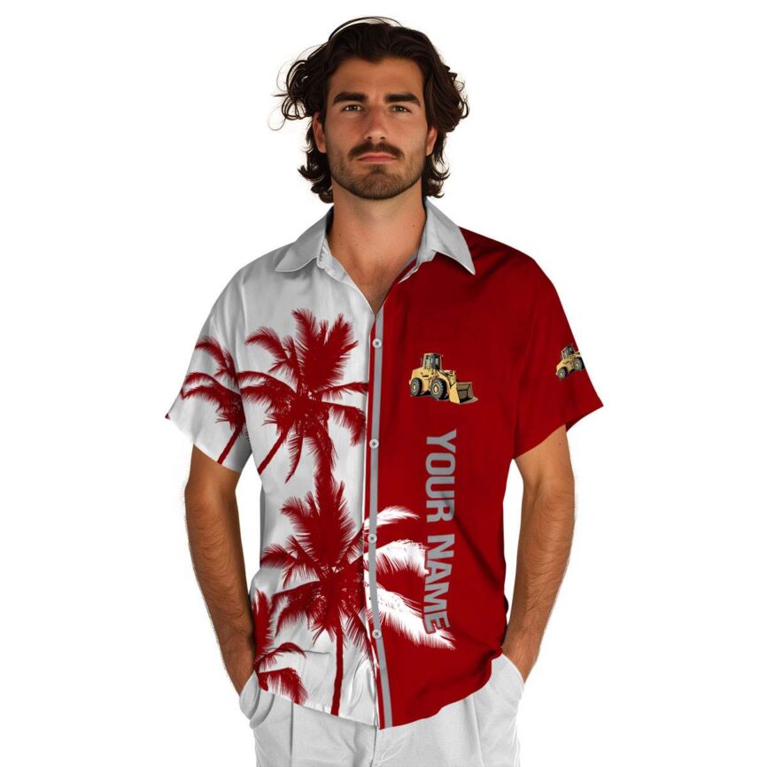 Customized Construction Beach Vibes Hawaiian Shirt High quality