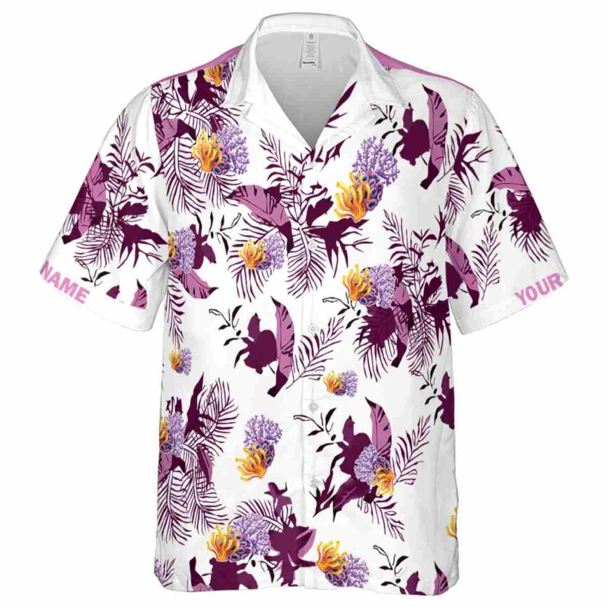 Customized Coral Leafy Accents Hawaiian Shirt Fashion forward