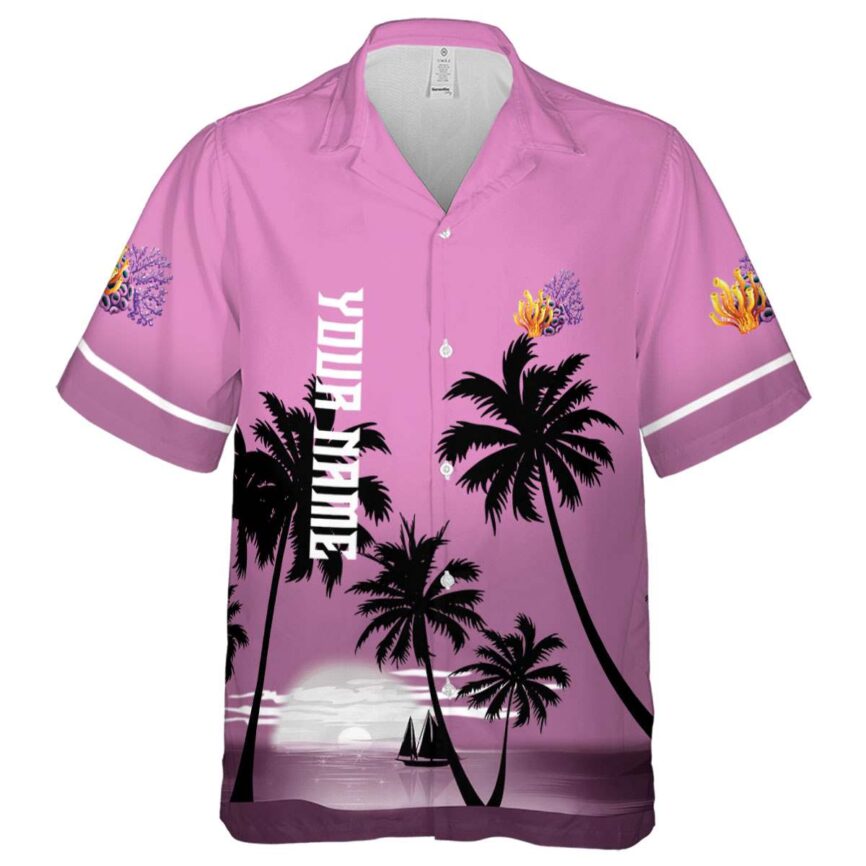 Customized Coral Ocean Sunset Hawaiian Shirt Fashion forward