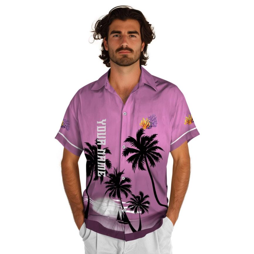 Customized Coral Ocean Sunset Hawaiian Shirt New Arrival