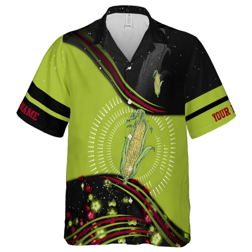 Customized Corn Dynamic Swirl Hawaiian Shirt Fashion forward
