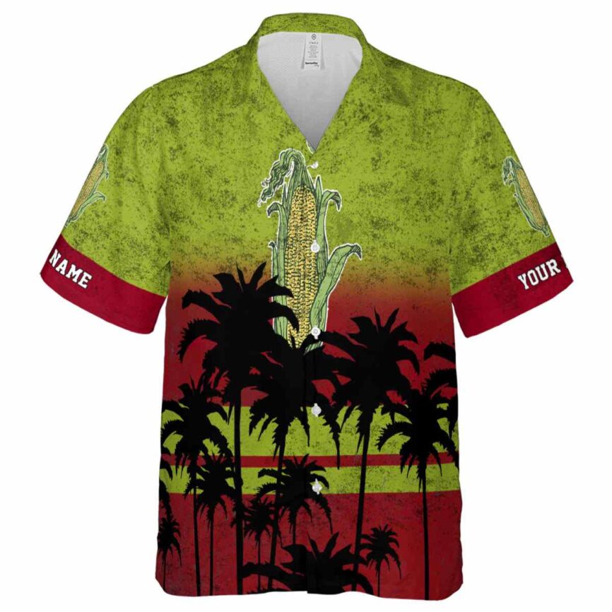 Customized Corn Sunset Gradient Hawaiian Shirt Fashion forward