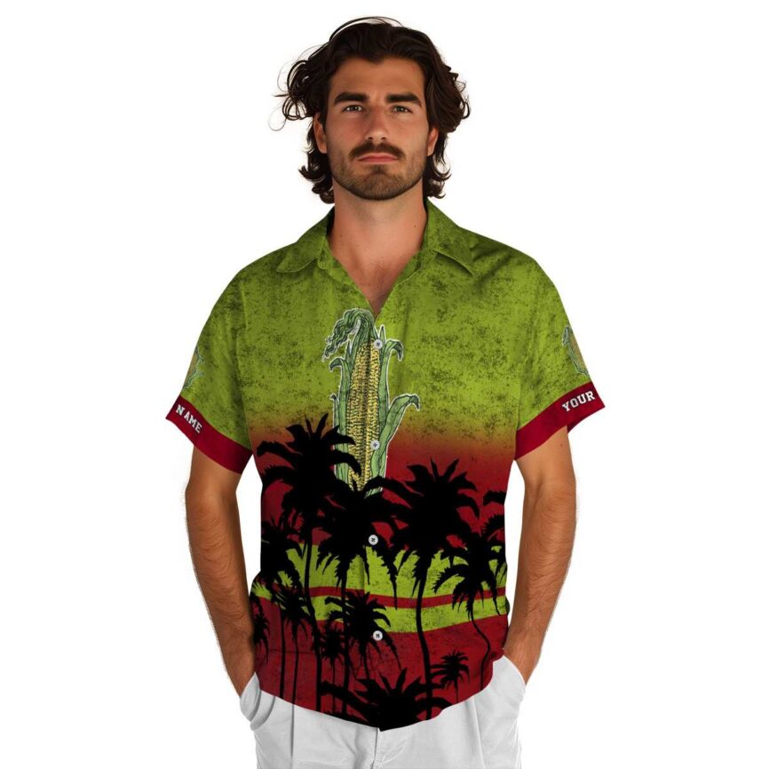 Customized Corn Sunset Gradient Hawaiian Shirt New Arrival