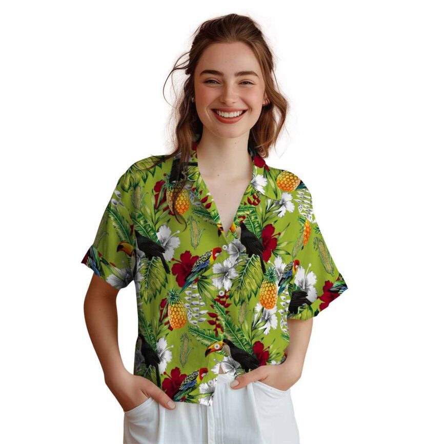 Customized Corn Toucan Bird Hawaiian Shirt Top rated