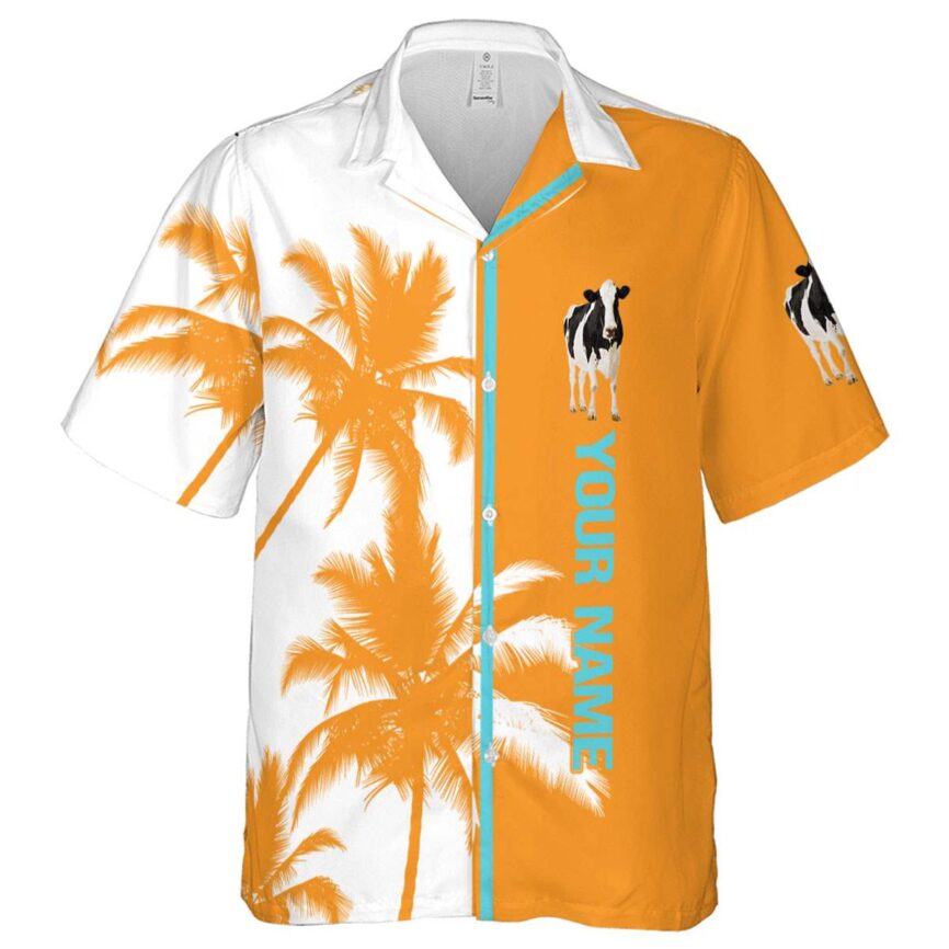 Customized Cow Beach Vibes Hawaiian Shirt Best selling