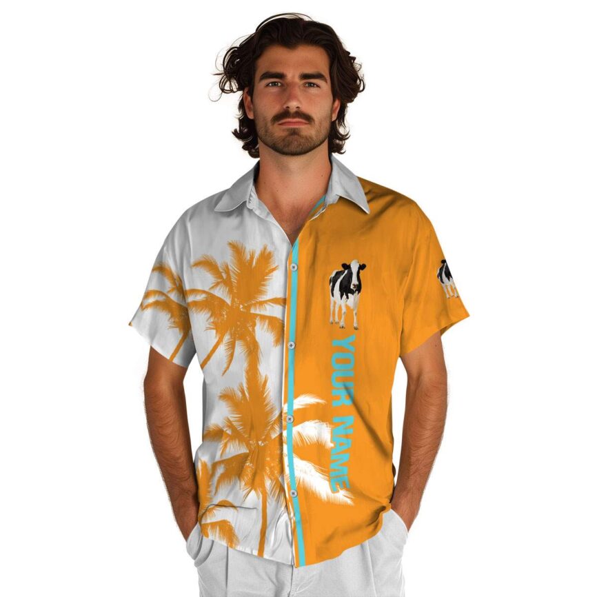 Customized Cow Beach Vibes Hawaiian Shirt High quality