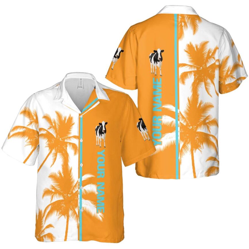 Customized Cow Beach Vibes Hawaiian Shirt Latest Model