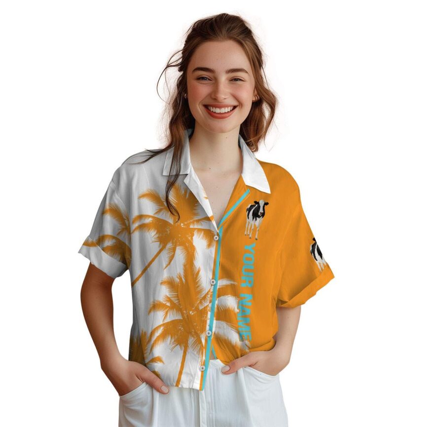 Customized Cow Beach Vibes Hawaiian Shirt Trendy