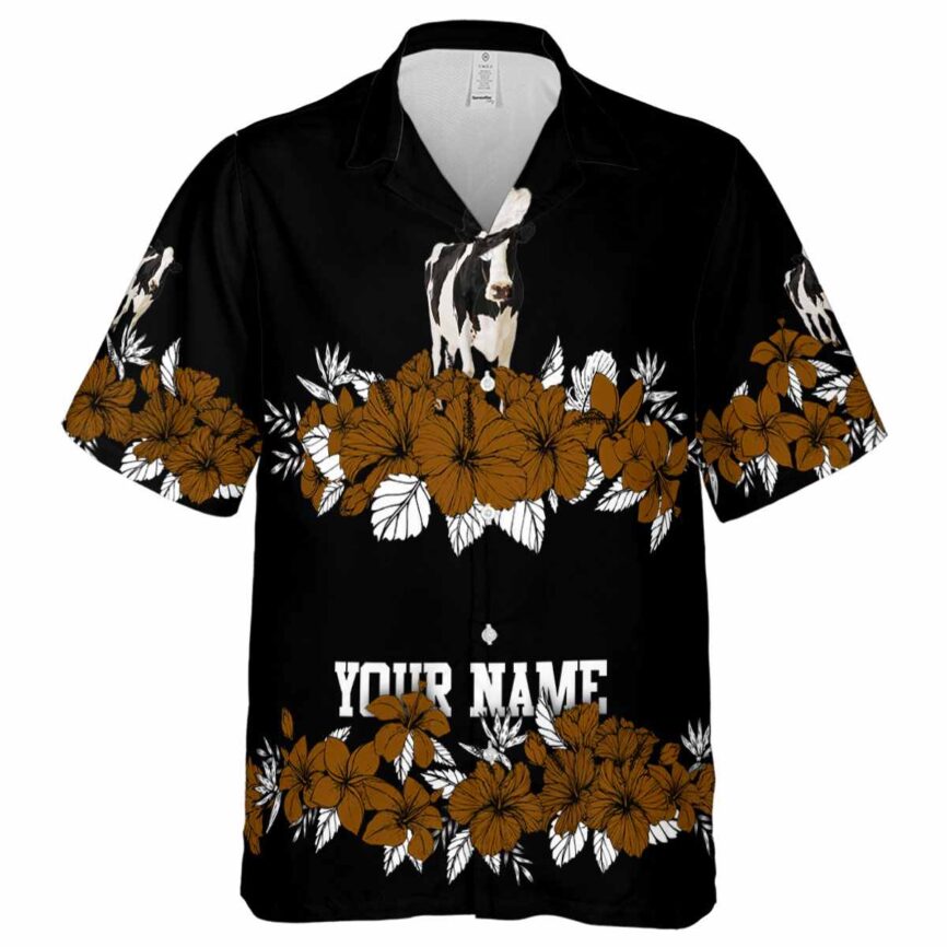 Customized Cow Hibiscus Band Hawaiian Shirt Fashion forward