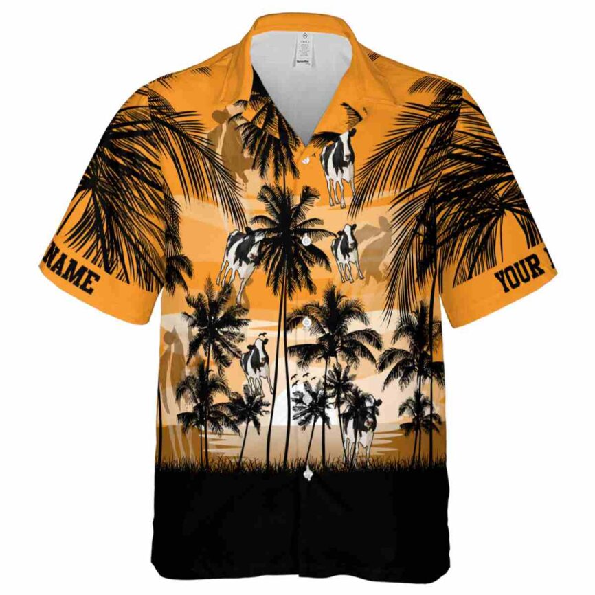 Customized Cow Island Scenery Hawaiian Shirt Fashion forward
