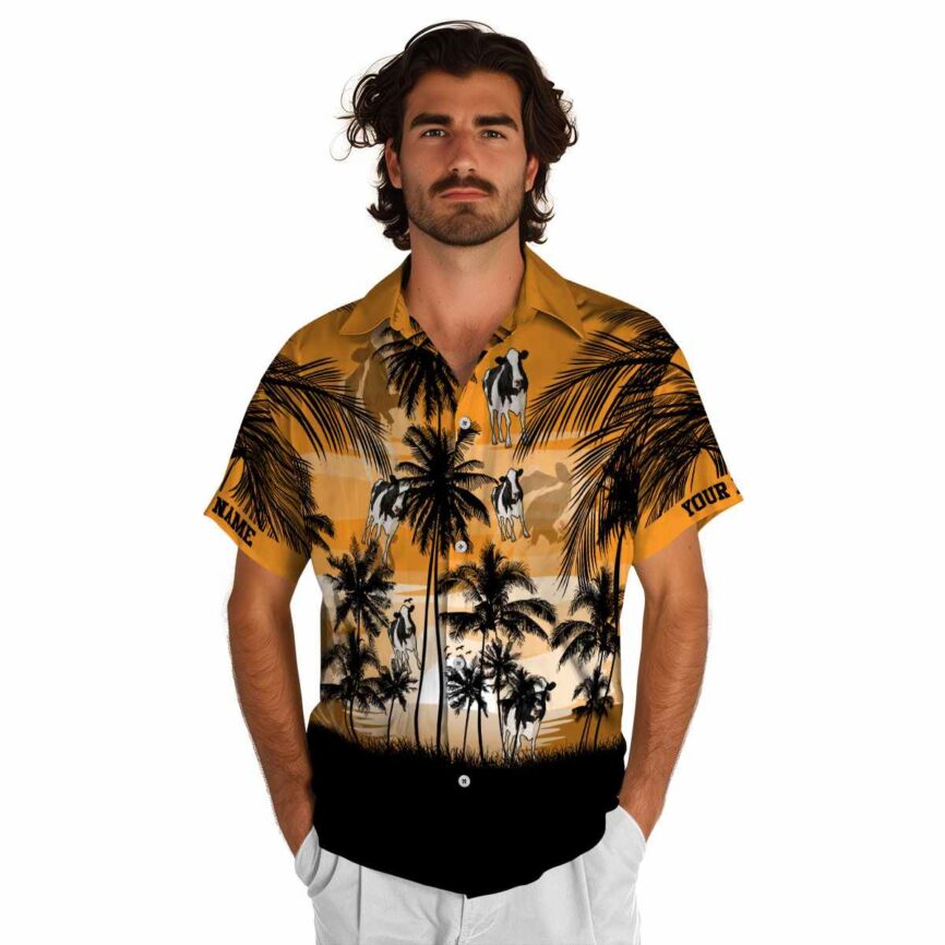 Customized Cow Island Scenery Hawaiian Shirt New Arrival