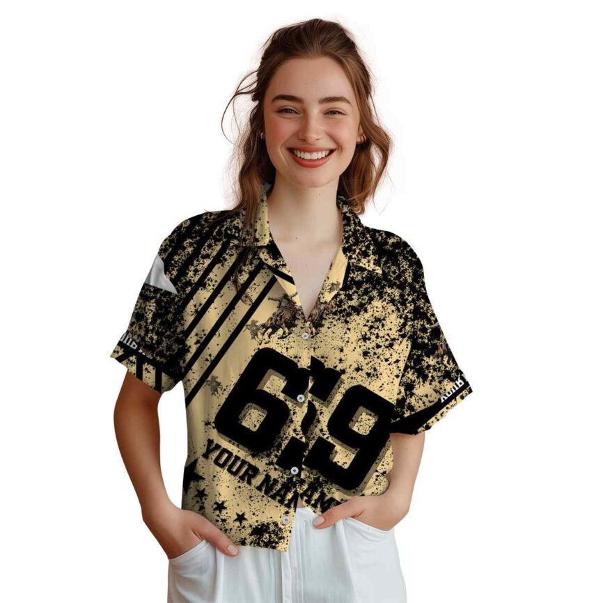 Customized Cowboy Stripe Burst Hawaiian Shirt Top rated