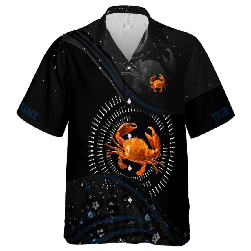Customized Crab Dynamic Swirl Hawaiian Shirt Fashion forward