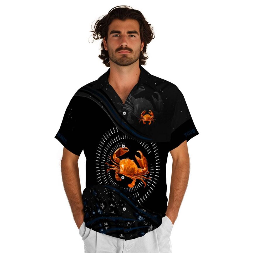 Customized Crab Dynamic Swirl Hawaiian Shirt New Arrival