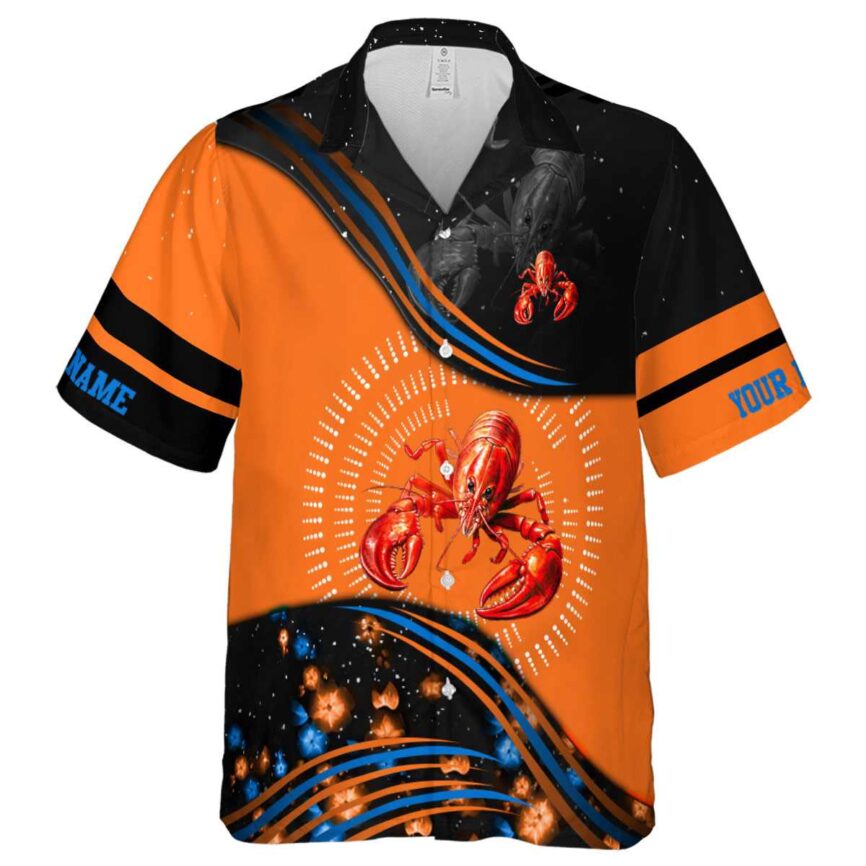 Customized Crawfish Dynamic Swirl Hawaiian Shirt Fashion forward