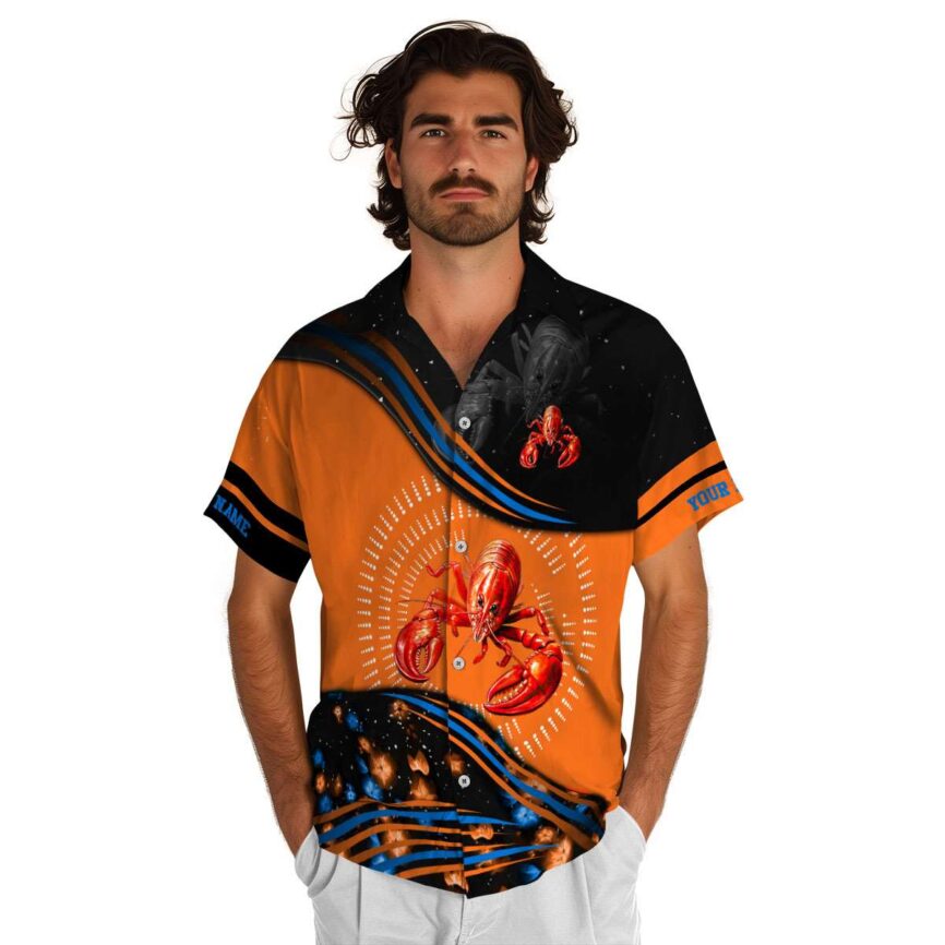 Customized Crawfish Dynamic Swirl Hawaiian Shirt New Arrival