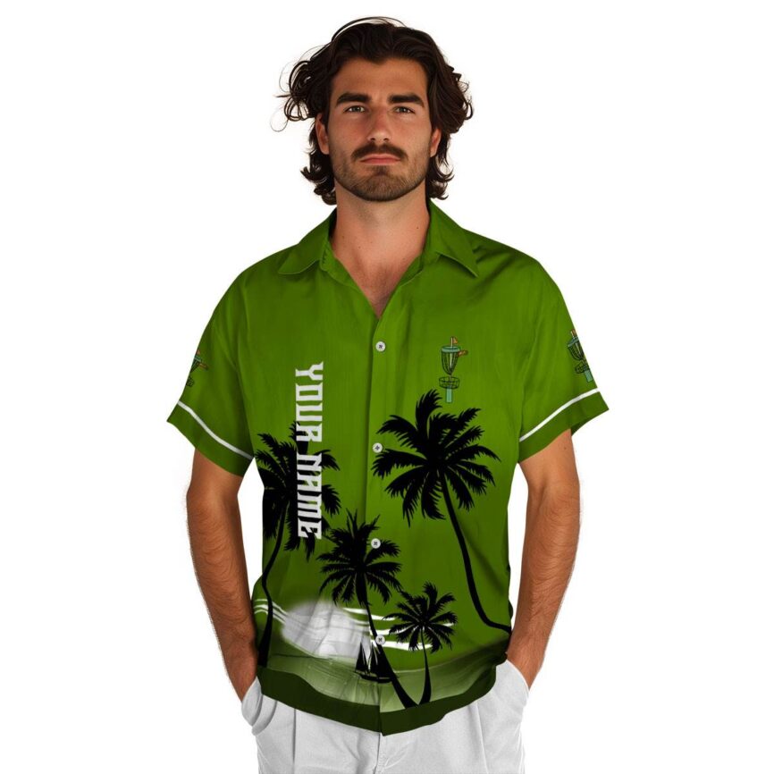 Customized Disc Golf Ocean Sunset Hawaiian Shirt New Arrival