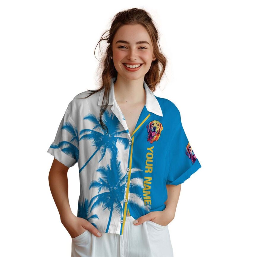 Customized Dog Beach Vibes Hawaiian Shirt Trendy