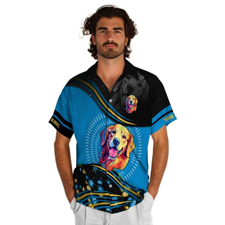 Customized Dog Dynamic Swirl Hawaiian Shirt New Arrival