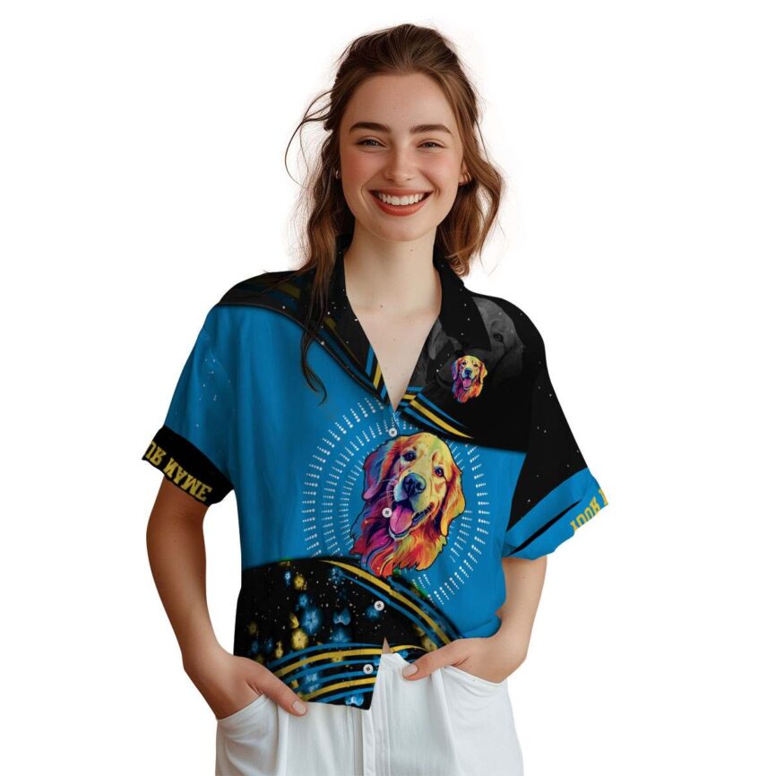 Customized Dog Dynamic Swirl Hawaiian Shirt Top rated