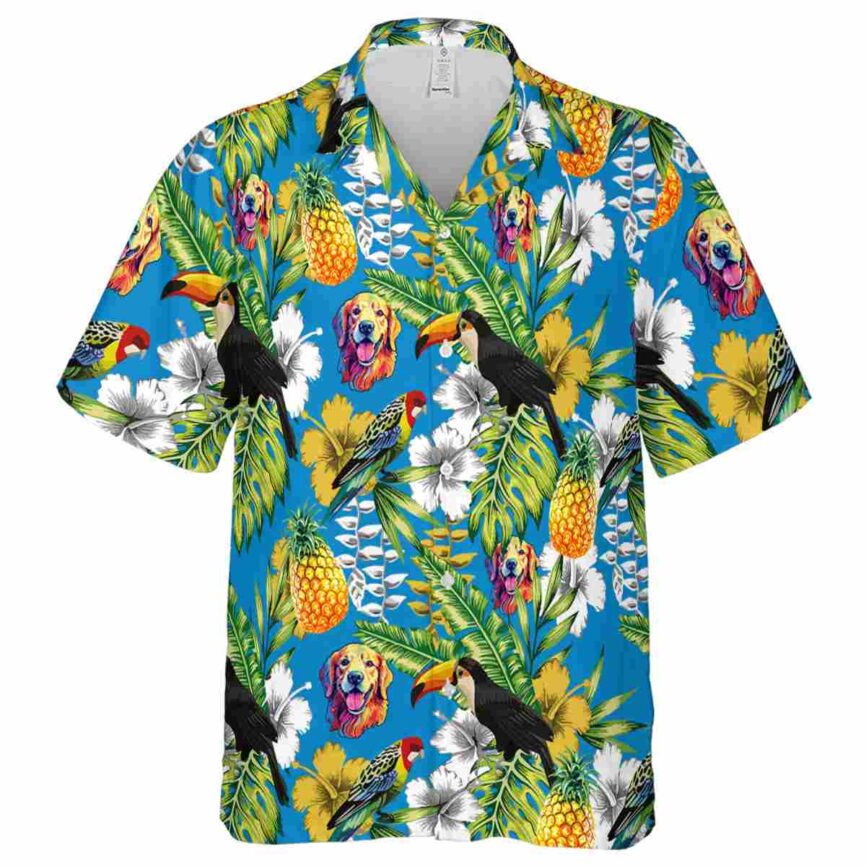 Customized Dog Toucan Bird Hawaiian Shirt Fashion forward
