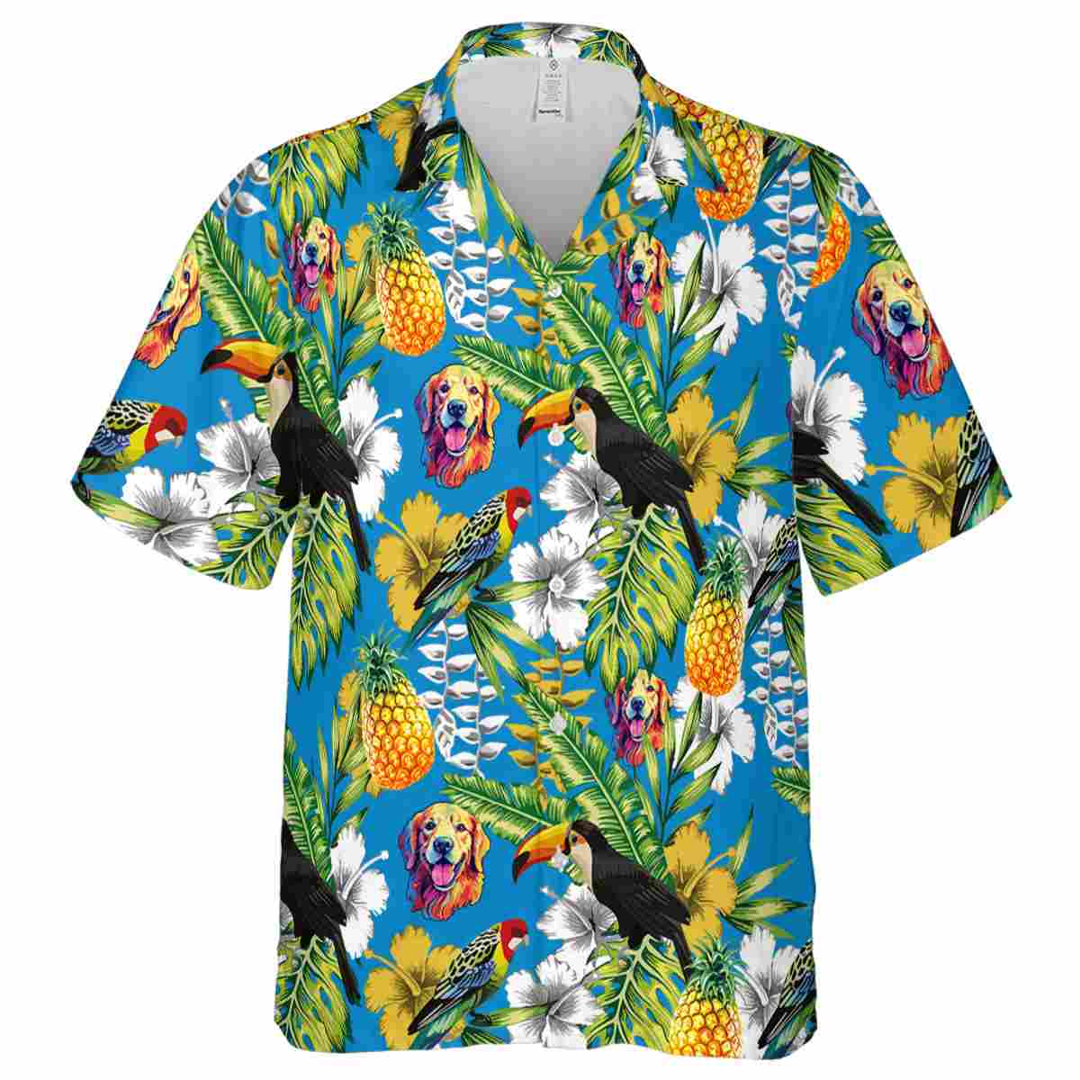 Customized Dog Toucan Bird Hawaiian Shirt Fashion forward Customized Dog Toucan Bird Hawaiian Shirt Fashion forward