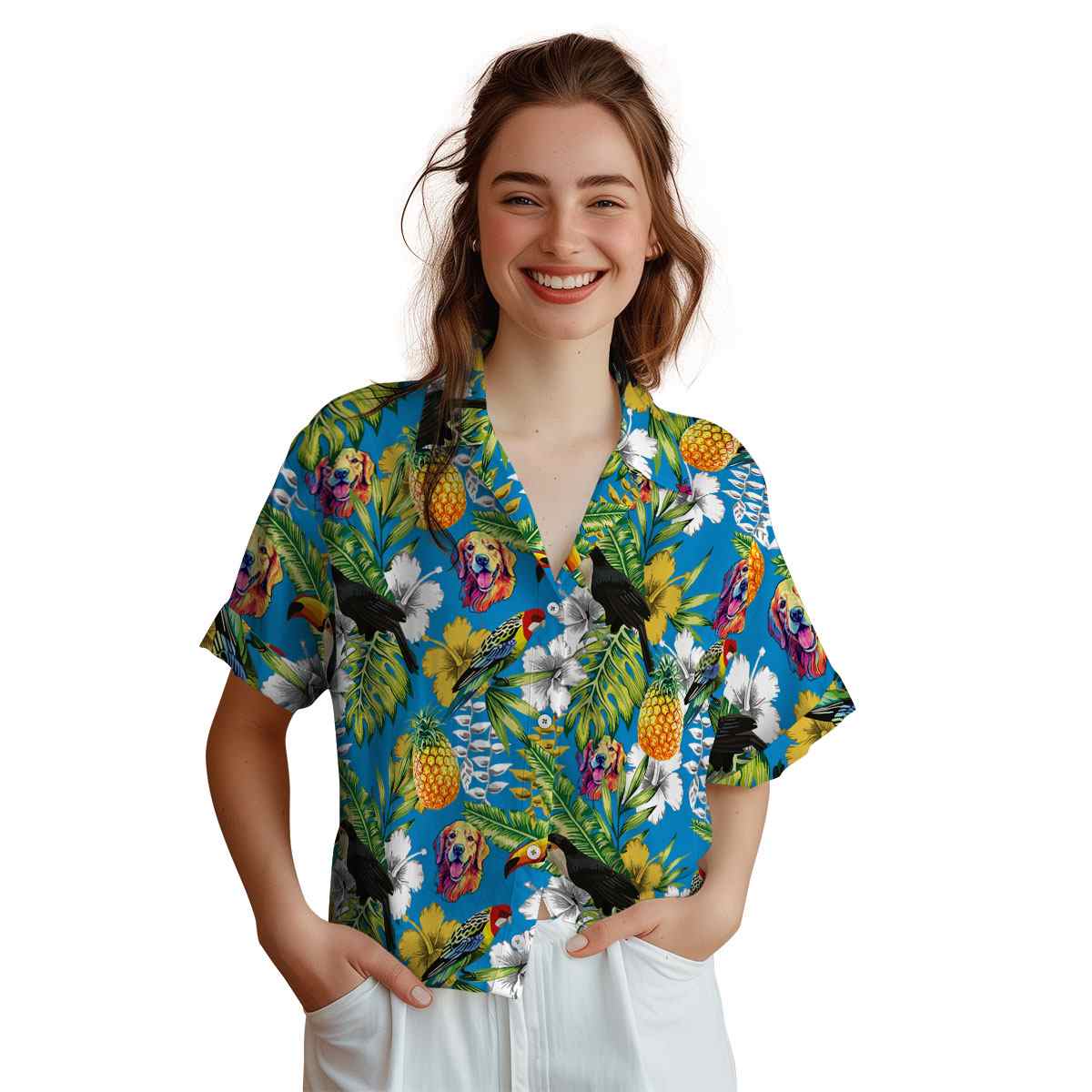 Customized Dog Toucan Bird Hawaiian Shirt Top rated Customized Dog Toucan Bird Hawaiian Shirt Top rated