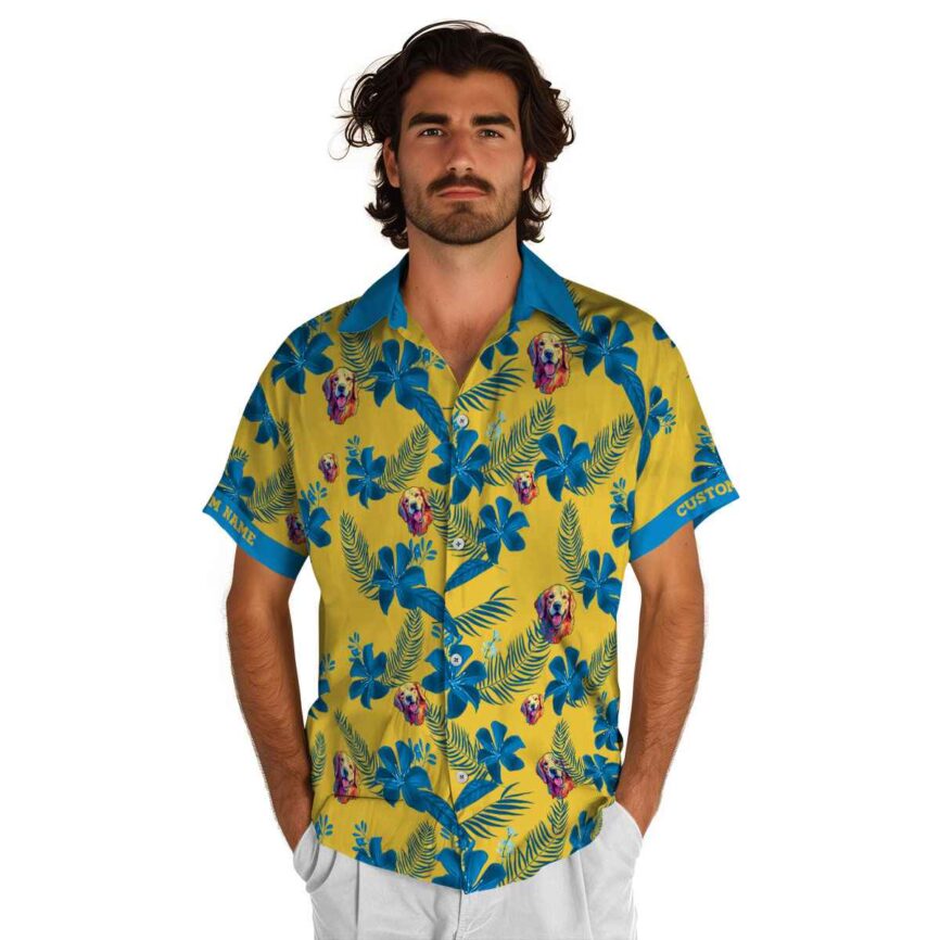 Customized Dog Tropical Flower Hawaiian Shirt New Arrival