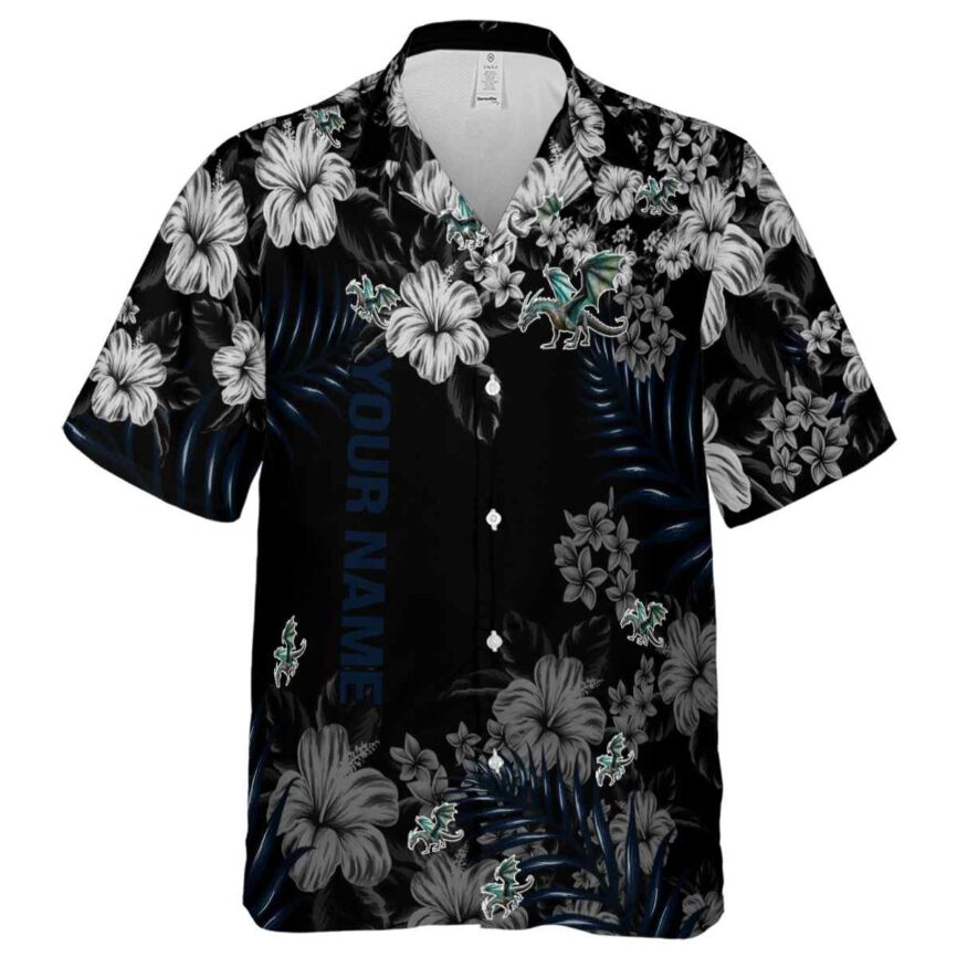 Customized Dragon Hibiscus Pattern Hawaiian Shirt Fashion forward