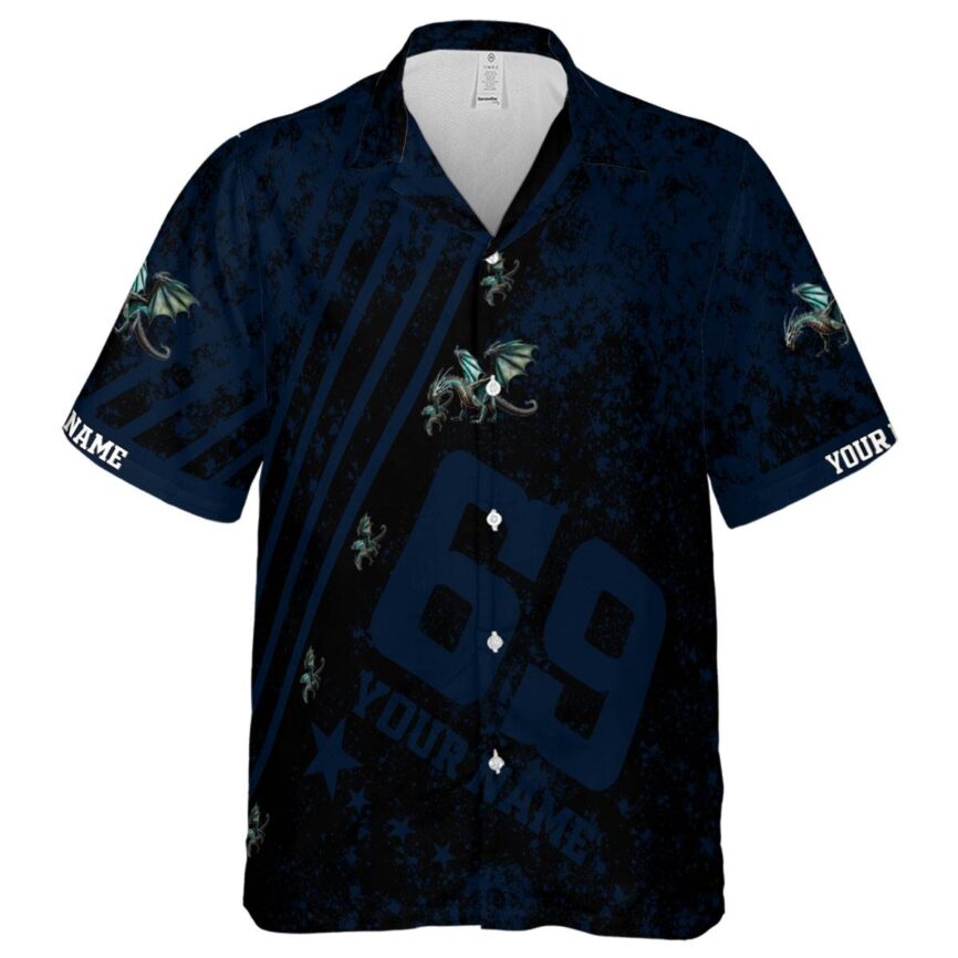 Customized Dragon Stripe Burst Hawaiian Shirt Fashion forward