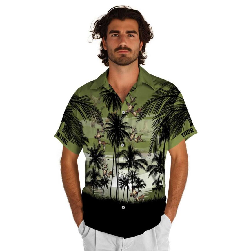Customized Duck Island Scenery Hawaiian Shirt New Arrival